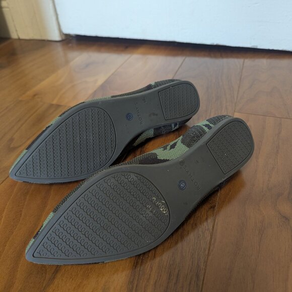 Rothy's "The Point" Green Camo size 9 - Picture 6 of 6